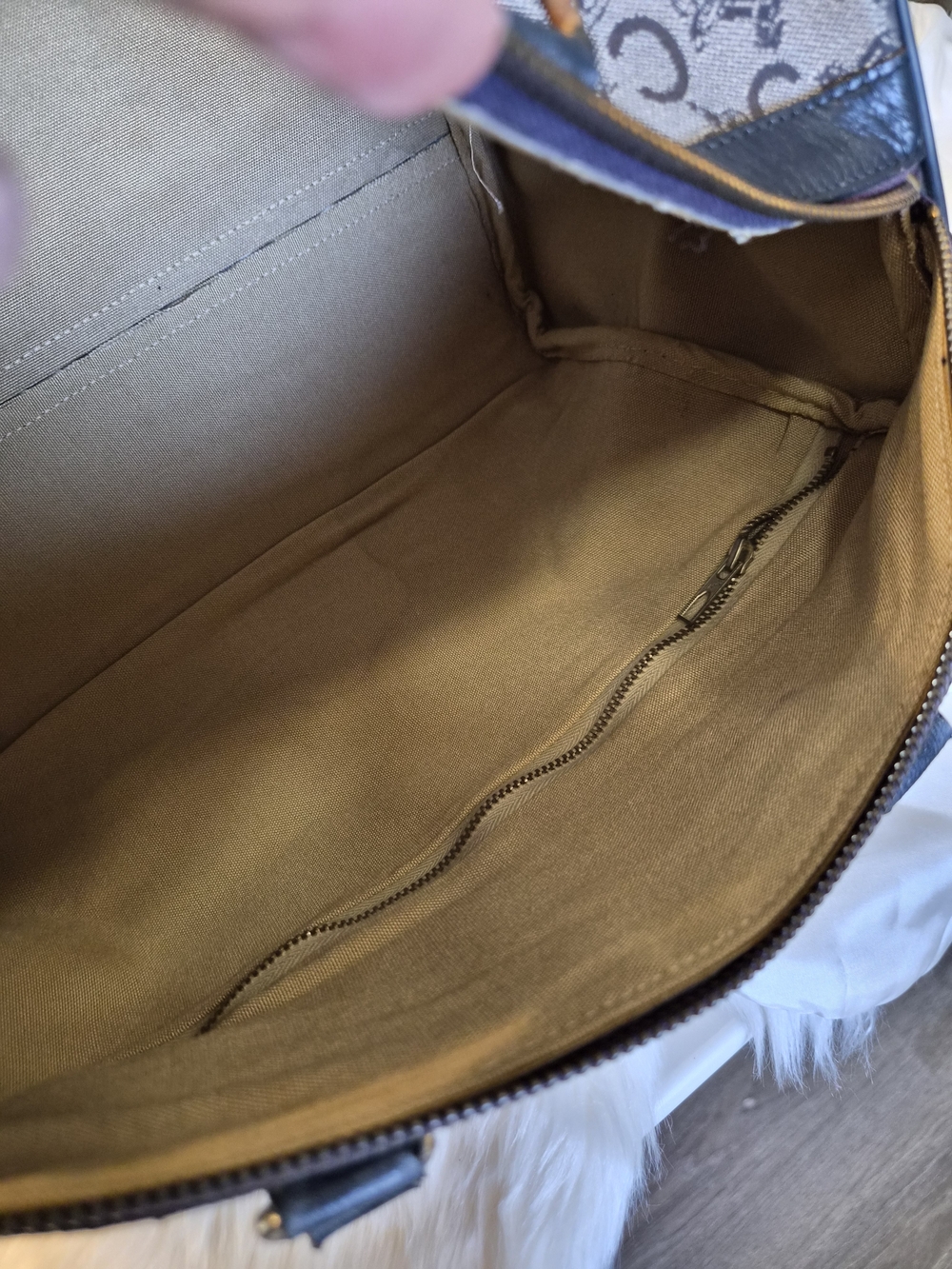Celine Cream & Black Monogram Travel Duffle - Picture 11 of 14